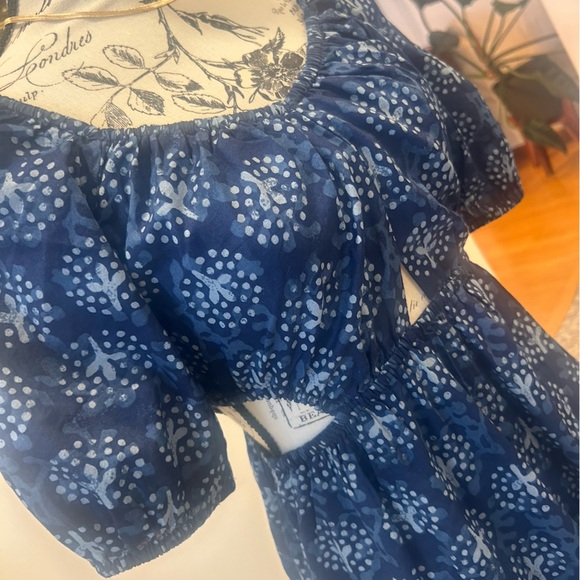 🆕 BNWT ZARA blue dress. Size 13/14 years in the tag. Flowy and light weight - Picture 4 of 12